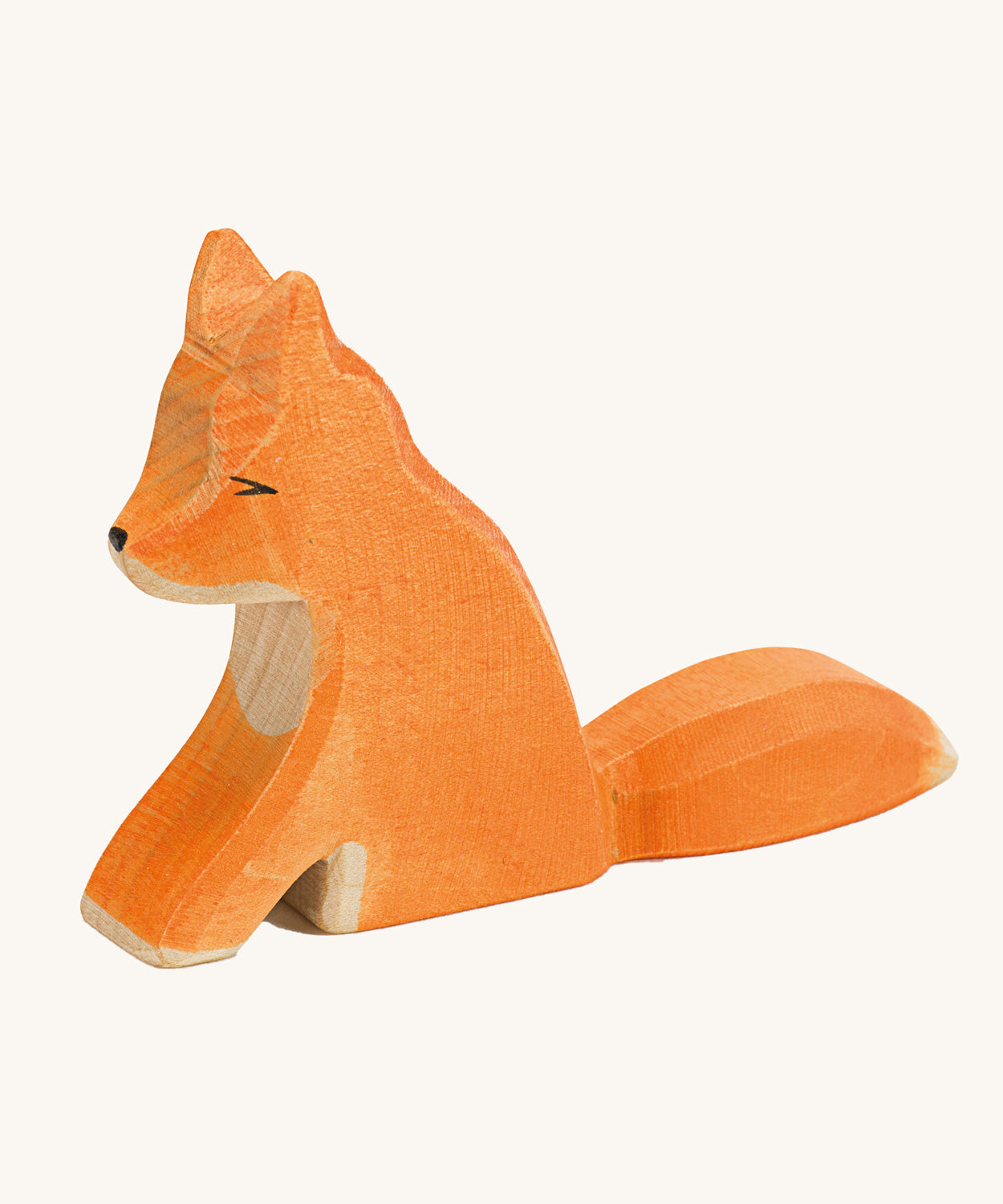 Ostheimer Sitting Fox toy figure on a plain background. 