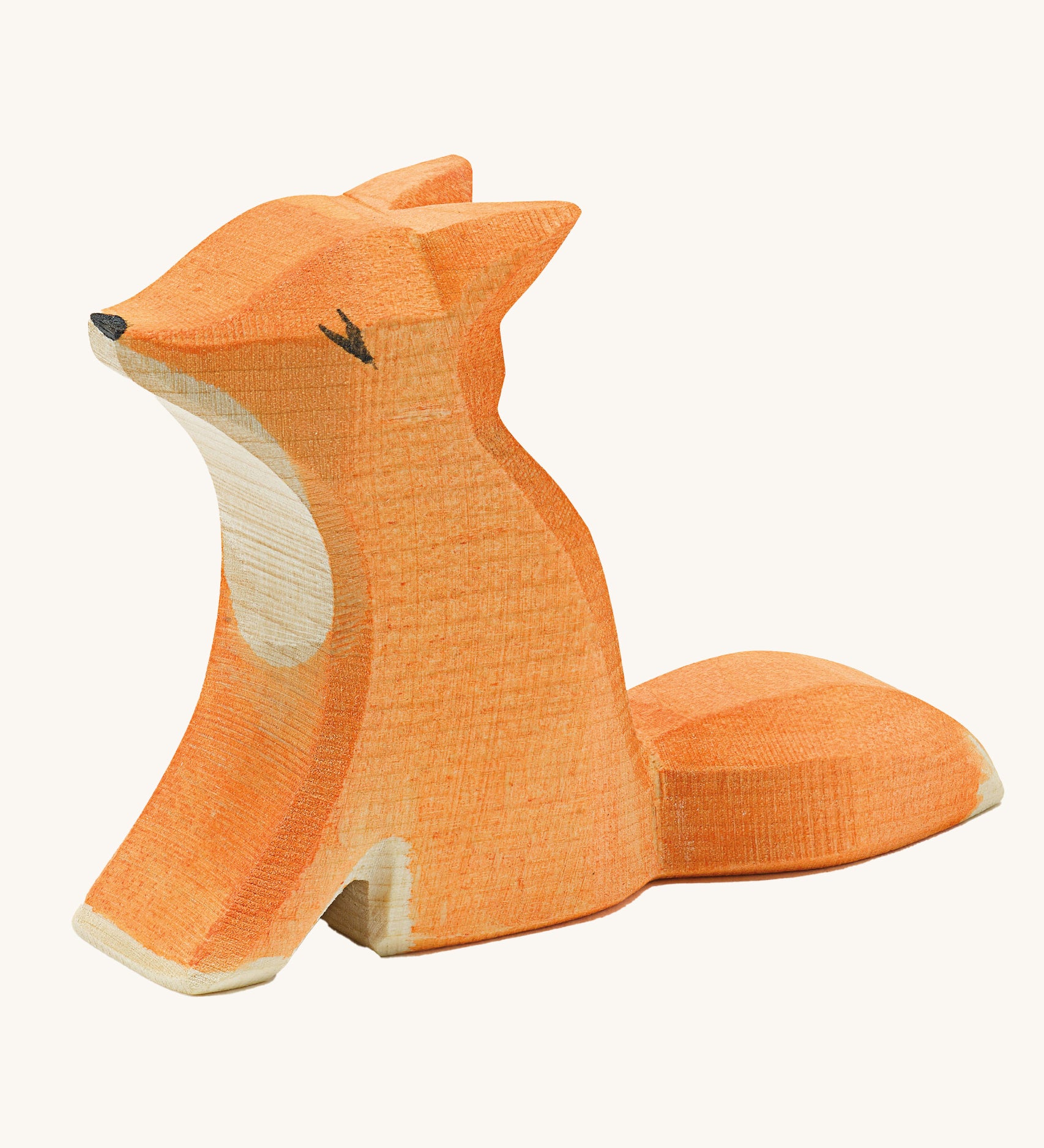 Ostheimer Small Sitting Fox on a plain background.