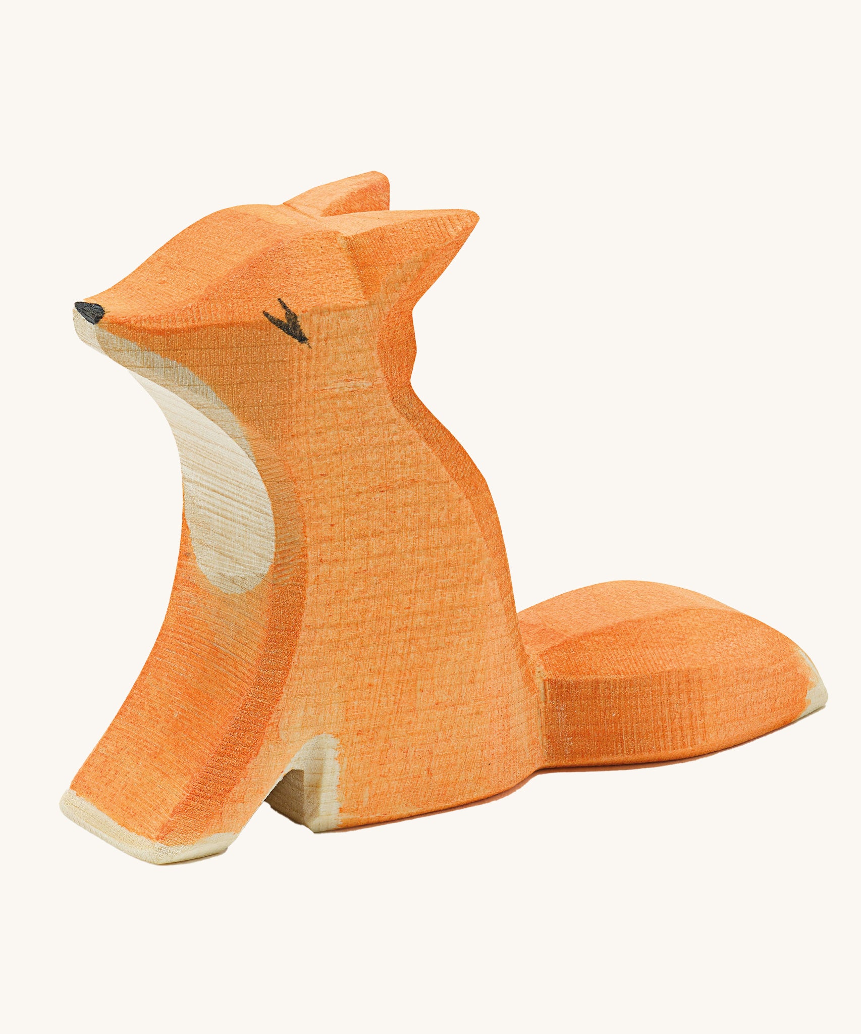 Ostheimer Small Sitting Fox on a plain background.