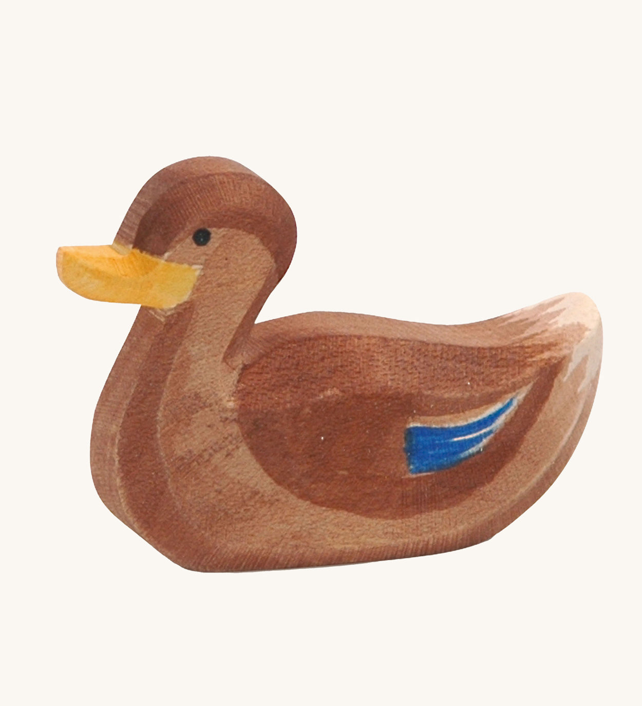 Ostheimer swimming duck figure on a plain background.