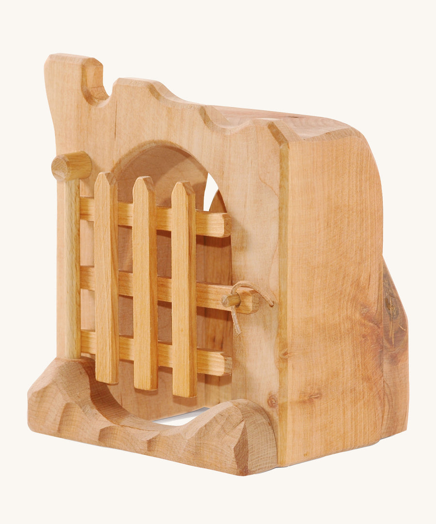 Ostheimer kids wooden jailhouse toy on a  cream background