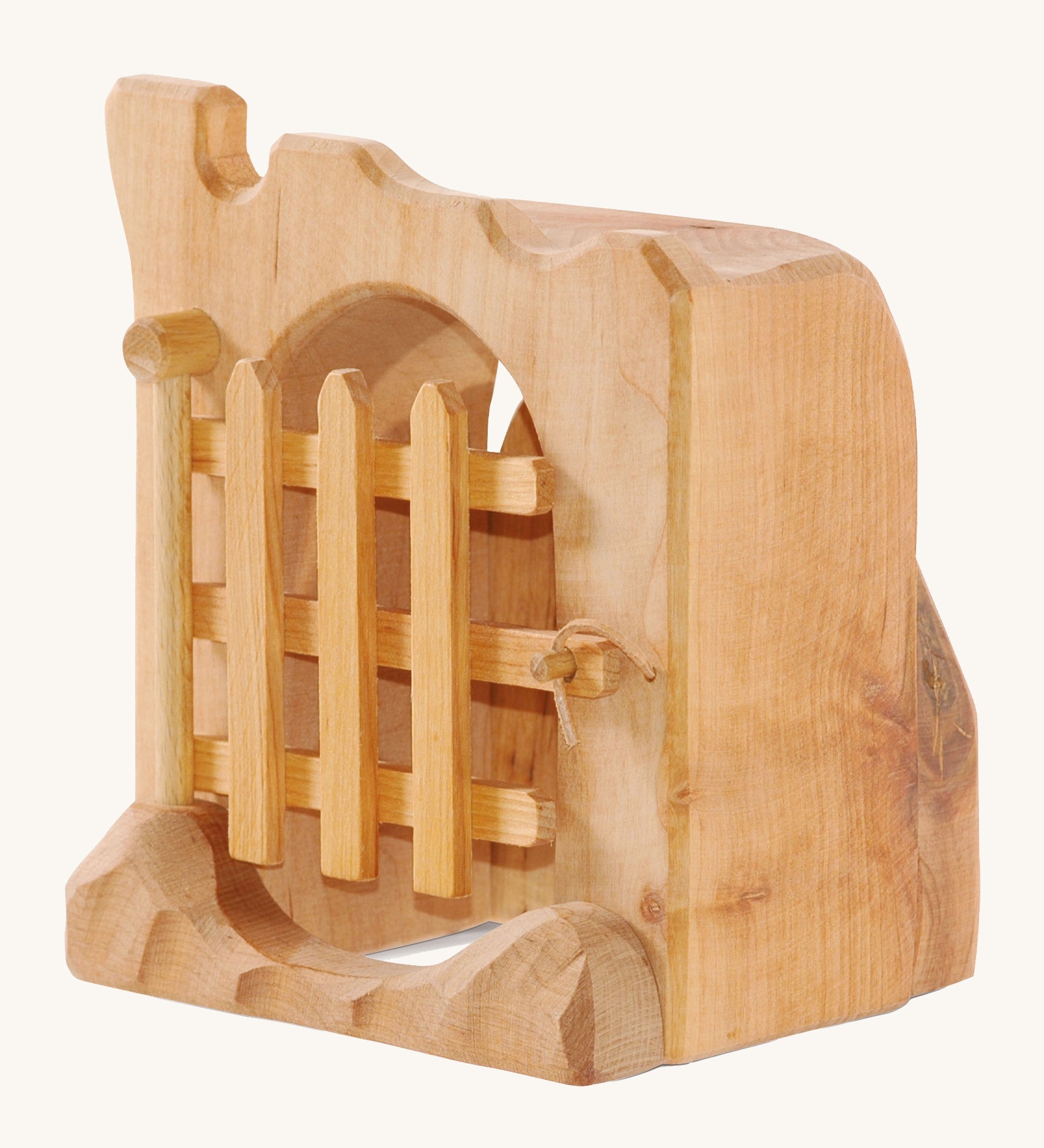 Ostheimer kids wooden jailhouse toy on a  cream background