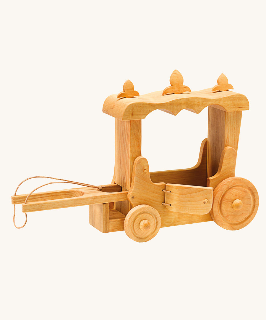 Ostheimer Wooden Stage Coach toy on a plain background. 