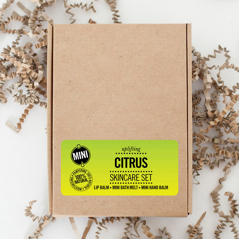 Our Tiny Bees Mini Citrus Skincare Gift Set