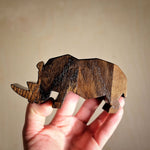 O_wow Handmade Dark Oak Rhino