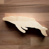 O_wow Handmade Maple Humpback Whale