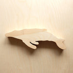 O_wow Handmade Maple Humpback Whale