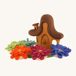 Papoose Toys Fleurs d'aster en feutre individuelles