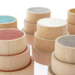 Papoose Toys Wooden Earth Coins