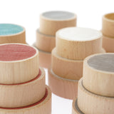 Papoose Toys Wooden Earth Coins