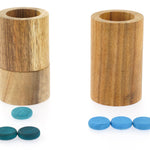 Papoose Toys Wooden Stacking Tubes