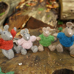 Papoose Toys Mouse Family