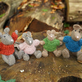 Papoose Toys Mouse Family