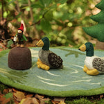 Papoose Toys Tapis d'étang à canards avec canards