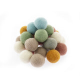 Papoose Toys 3.5cm Felt Earth Balls - 28 Pack