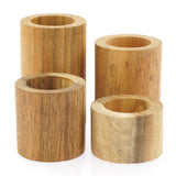 Papoose Toys Wooden Stacking Tubes