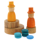 Papoose Toys Wooden Discs Set - Natural