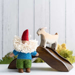 Papoose Toys Pont en bois avec garde-corps