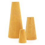 Papoose Toys Earth Stacking Cones - Yellow