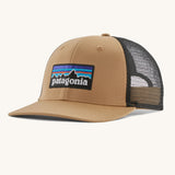 Patagonia P-6 Logo Trucker Hat - Grayling Brown