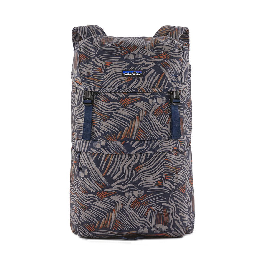 Front of the Patagonia Arbor Lid Pack in the Hut to Hut Multi: New Navy colour