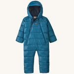 Patagonia Little Kids Hi-Loft Down Sweater Bunting Snow Suit - Wavy Blue