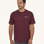 T-shirt Patagonia P-6 Logo Responsibili pour hommes - Bleu utilitaire