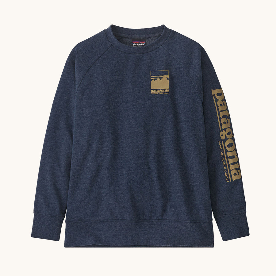 Patagonia Sweat Enfant Marine Alpin