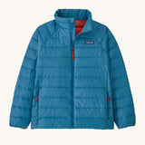 Veste Patagonia Kids Down Sweater - Bleu Ondulé