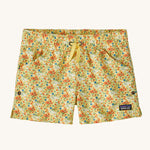 Short Patagonia Kids Costa Rica Baggies - Little Isla / Jaune Milled