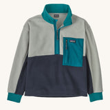 Haut Polaire Patagonia Enfants Microdini 1/2 Zip - New Navy