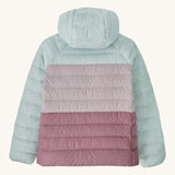 Sweat à capuche réversible en duvet pour enfants Patagonia - Bleu thermique