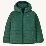 Patagonia Kids Reversible Down Hoody - Conifer Green