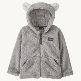 Patagonia Little Kids Furry Friends Hoody - Salt Grey