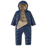 Patagonia Little Kids Hi-Loft Down Sweater Bunting Snow Suit - Wavy Bleu