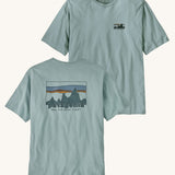 Patagonia Men's 73 Skyline Organic T-Shirt - Thermal Blue