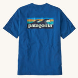 Patagonia Men's Boardshort Logo Pocket Responsibili-Tee - Endless Blue