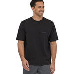 Patagonia Boardshort Logo Pocket Responsibili-Tee pour homme - Noir encre