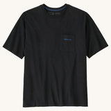 Patagonia Men's Boardshort Logo Pocket Responsibili-Tee - Ink Black