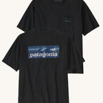 Patagonia Men's Boardshort Logo Pocket Responsibili-Tee - Ink Black