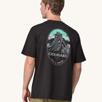 Patagonia T-shirt Chouinard Crest Pocket Responsibili pour hommes - Pufferfish Gold