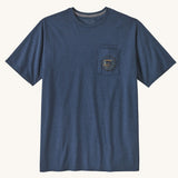 Patagonia Commontrail Pocket Responsibili-Tee pour homme - Bleu utilitaire