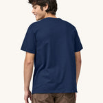 Patagonia Men's Fitz Roy Icon Responsibili-Tee - Lagom Blue