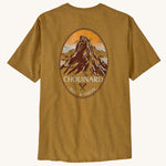 Patagonia Men's Chouinard Crest Pocket Responsibili Tee - Pufferfish Gold