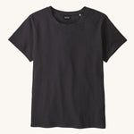 Patagonia Women's Regenerative T-Shirt - Ink Black