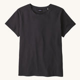 Patagonia Women's Regenerative T-Shirt - Ink Black