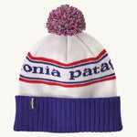 Bonnet à Pompon Patagonia Powder Town Beanie - Park Stripe / Viking Blue