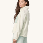 Patagonia Women's Microdini 1/2 Zip Fleece Pullover - Birch White