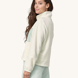 Patagonia Women's Microdini 1/2 Zip Fleece Pullover - Birch White