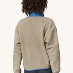 Patagonia Women's Synchilla Fleece Jacket - Oatmeal Heather/Blue Bird